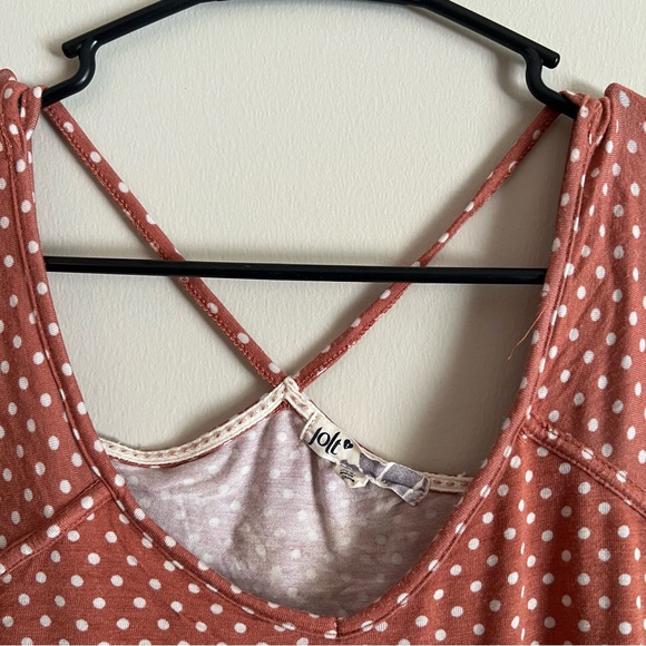 Jolt. Juniors XL Polkadot Top - Picture 5 of 6
